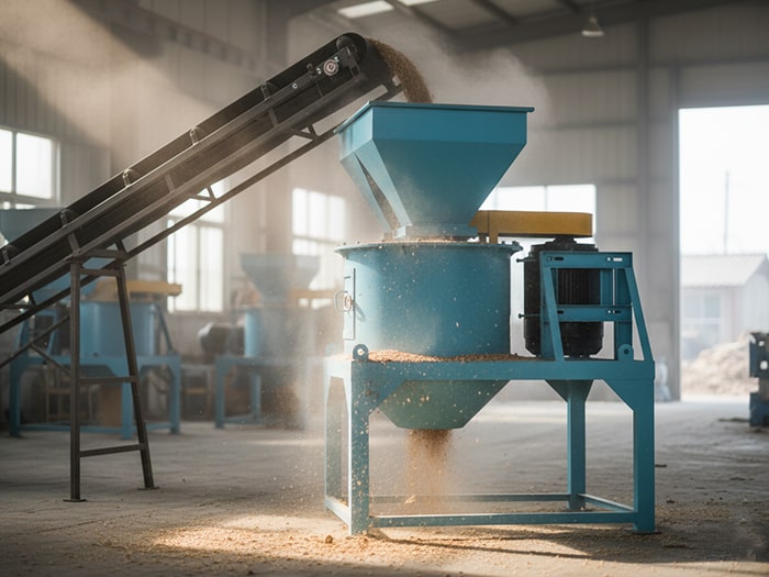 有机肥粉碎设备-立式粉碎机