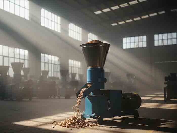 有机肥平模造粒设备-平模挤压造粒机