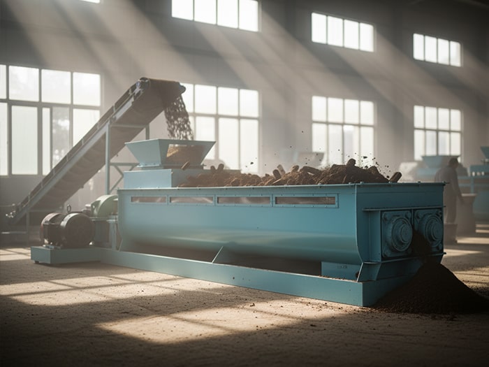 有机肥搅拌设备-双轴搅拌机